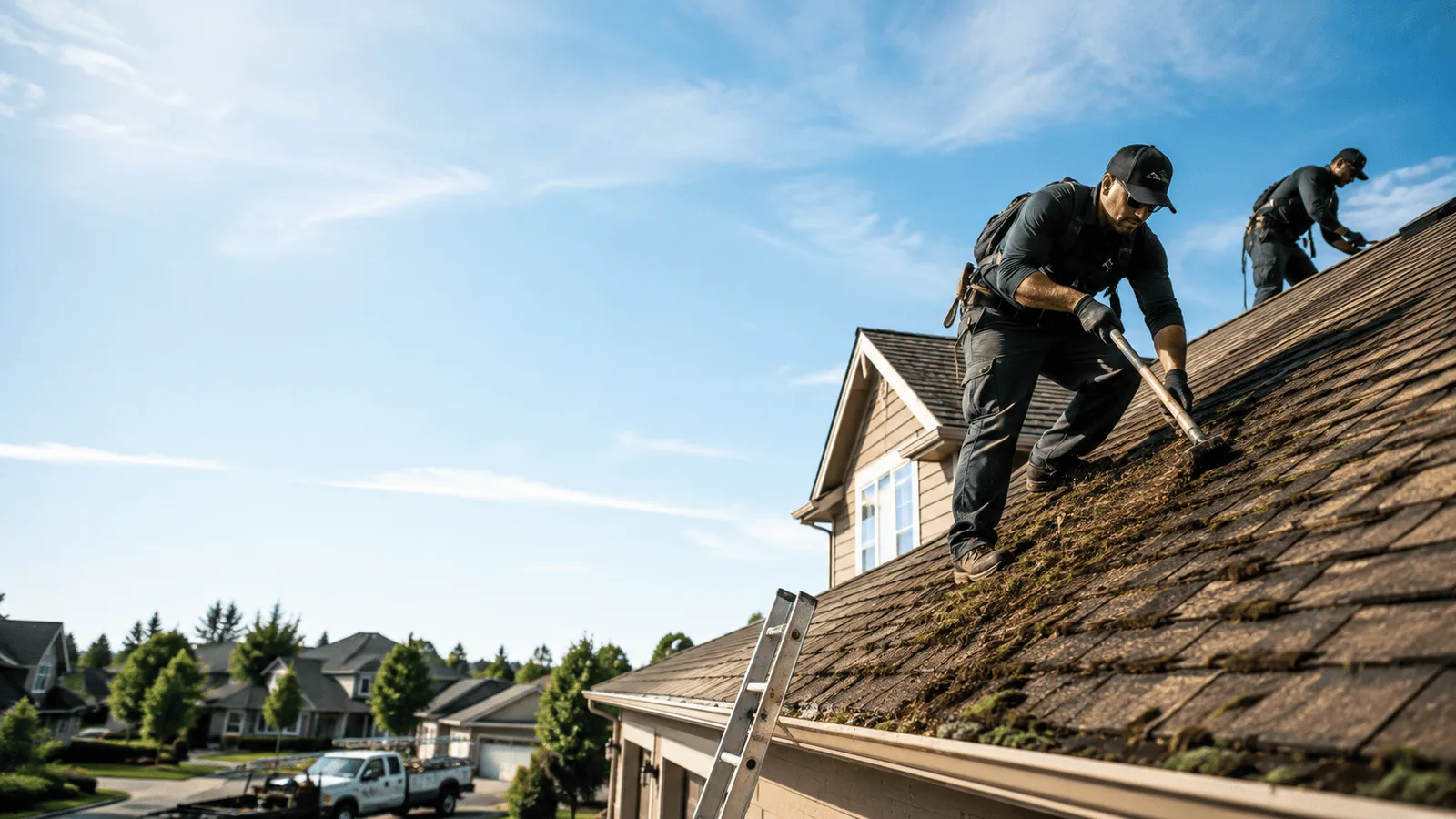 Roof Moss Removal in Plainville, CT near me